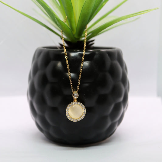 Despora Angstkette (Perle) Goldfarben