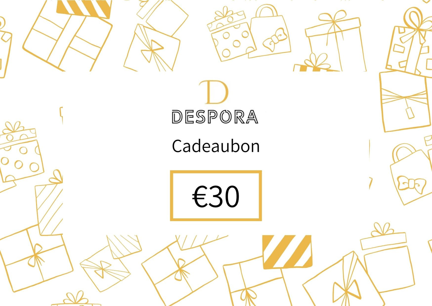 Digitale Geschenkkarte von Despora