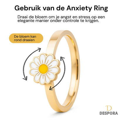 Anxiety Ring Kleine Witte bloem gebruik