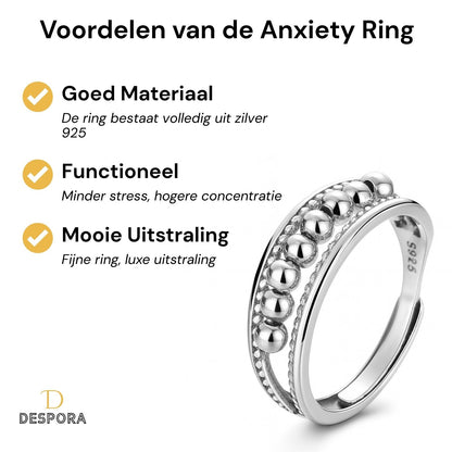 Anxiety Ring (Golf) zilver 925 Voordelen 