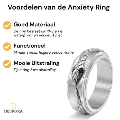 Anxiety Ring (Slang) Zilver voordelen