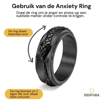 Anxiety Ring (Slang) Zwart gebruik