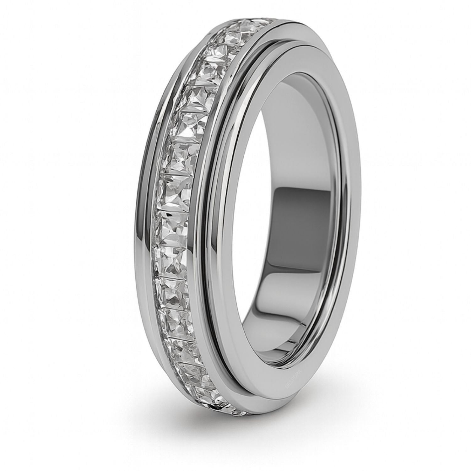 Anxiety Ring (Steentjes) Zilver