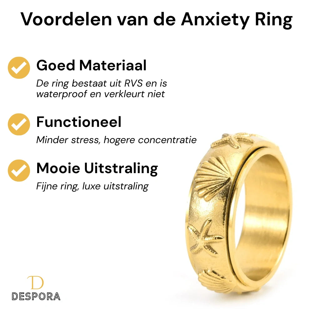 Anxiety Ring (Strand) Goud voordelen