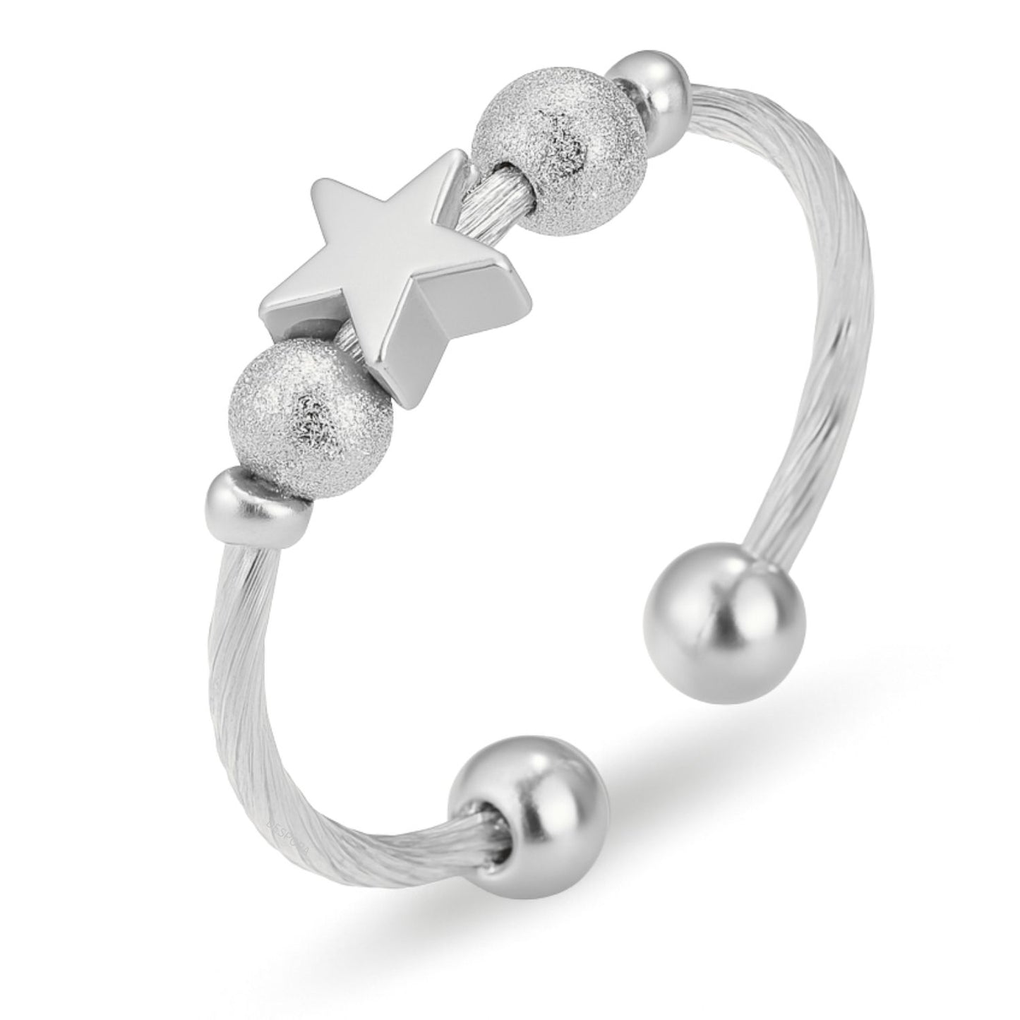 Anxiety Ring (ster) Zilver