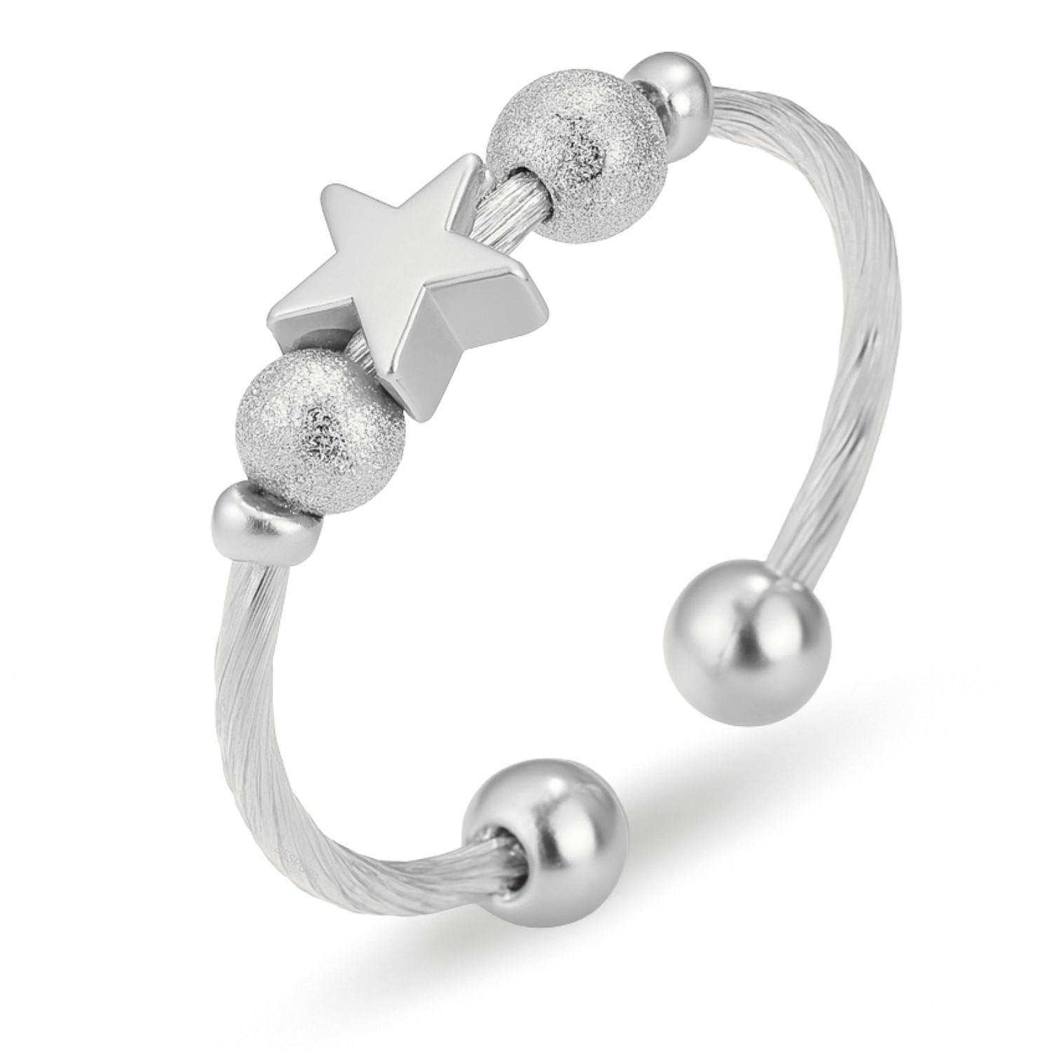 Anxiety Ring (ster) Zilver