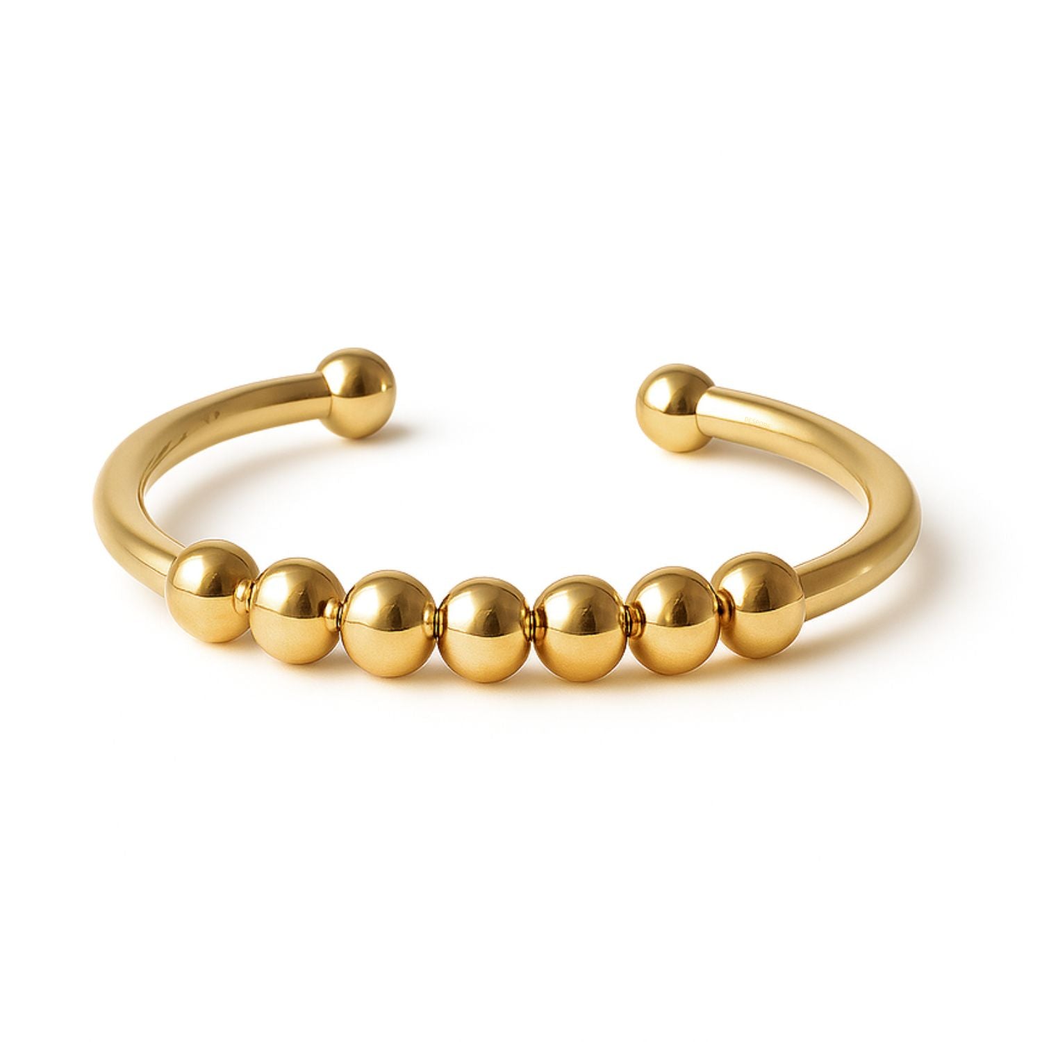 Anxiety Ring goud kleurig (RVS) one size