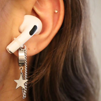 Ohrringe für Ohrstecker (Steine) goldfarben