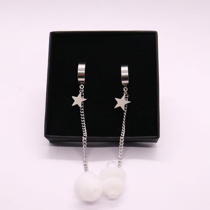 Ohrringe für Ohrstecker (Steine) goldfarben