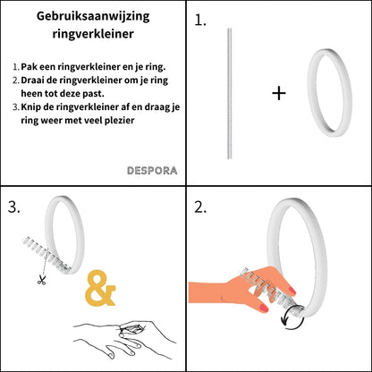 Ringverkleiner set gebruiksaanwijzing