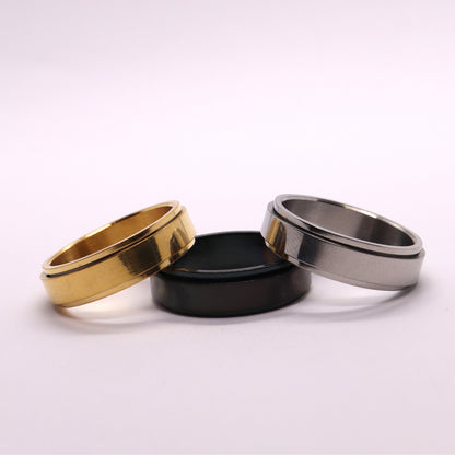 Anxiety Ring (Graveerbaar) Goud varianten