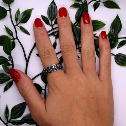 Anxiety Ring (Noors) Zilver Sfeerbeeld