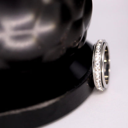 Anxiety Ring (Steentjes) Zilver Sfeerbeeld