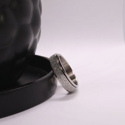 Anxiety ring (Glitter) Zilver Sfeerbeeld