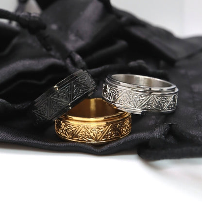 Anxiety ring (Keltisch) Zwart varianten 